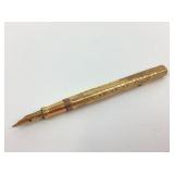 Conklin Toledo rolled gold fountain pen #8 nib no