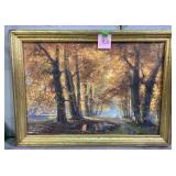 C.P.V. Minden print w/Gilt Frame approx 32L X