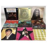 Vinyl Records: Elvis, Rick Nelson, Crystal Gayle,