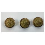 (3) Civil War Extra Quality Union Eagle general