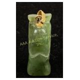 Chinese carved jade pendant 5.69 grams
