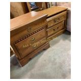 Wood End Tables (2) Two Drawer (26 in. X 15 in. X