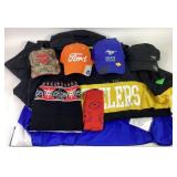 Steelers XL sweatshirt, Ford Hats, Darth Vader