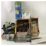 Tools: C clamps, pendant light, outdoor light,