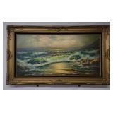 Oil on Canvas - Seascape - signed W. Sheridan