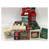 Hallmark ornaments: secret pals, babies first