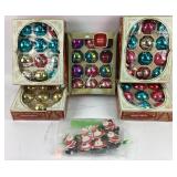 Shiny Brite ornaments, some broken, some
