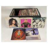 45ï¿½s w/their album sleeves: Diana Ross, Barbra