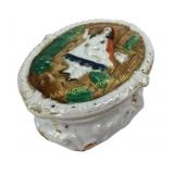 Victorian porcelain fairing match box Red Riding