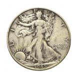 1945-S Walking Liberty Half Dollar silver