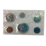 1963 Canada proof coin set silver
