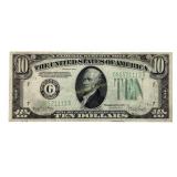Series 1934 D US $10 Federal Reserve Note