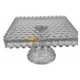 Fostoria Americana cake stand
