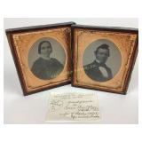 Diptych tintype photographs identified as William