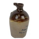 Mini advertising stoneware jug Gilt Edge Pure