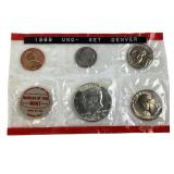 1968 D US Mint Uncirculated coin set - Kennedy