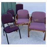 Five stationary office / waiting room / desk