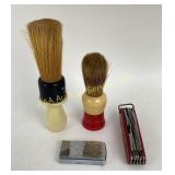 Zippo lighter, swiss army knife, Ever-Ready and