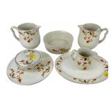 Hall jewel Tea pottery platters, pitchers