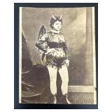 Rare Victorian CDV advertising woman in devil