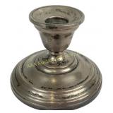 Weighted sterling silver candlestick