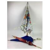 Lucite handle parasol, Wizard of Id umbrella,