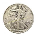 1944-D Walking Liberty Half Dollar silver