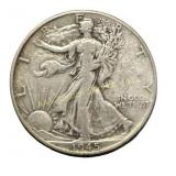 1945 Walking Liberty Half Dollar silver