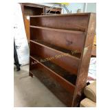 Wood 4 Shelf Unit on Wheels (61 in. W X 12 in. D