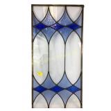 Stained glass leaded window