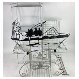 Iron plant stands, shelf