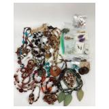 Costume jewelry: necklaces, pearl necklaces,