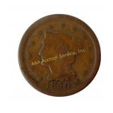 1850 US large cent