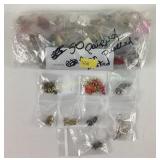 50 pairs of pierced earrings