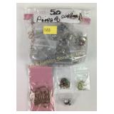 50 pairs of pierced earrings