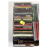 CDs: 100 gold Classics, the chieftains, Kenny G,
