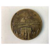 1927 bronze American Legion in France medal