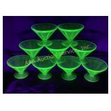 Uranium glass sherbets