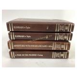 Leather boundbooks, classics of the old West: El