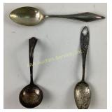 (3) sterling spoons 49.1 grams