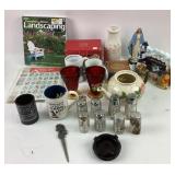 Amberina glasses, desert rose tea pot missing