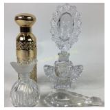 Pressed glass perfume bottles, Guerlain bottle