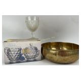 Brass Bowl -made in India, American Whitehall