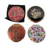 Stratton England gold Toned beauty compacts