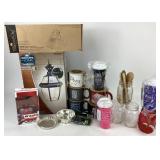 Pampered Chef mandolin, NIB Religious mugs