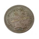 1881 US three cent nickel