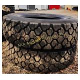 (2) Goodyear G124 tires 225/70R19.5