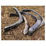 (4) plastic fender flares for pickup