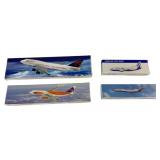 Airplane Model Kits: Delta 747, MyTravel A330, TWA