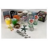 Fire King mugs, Starbucks, Las Vegas collector